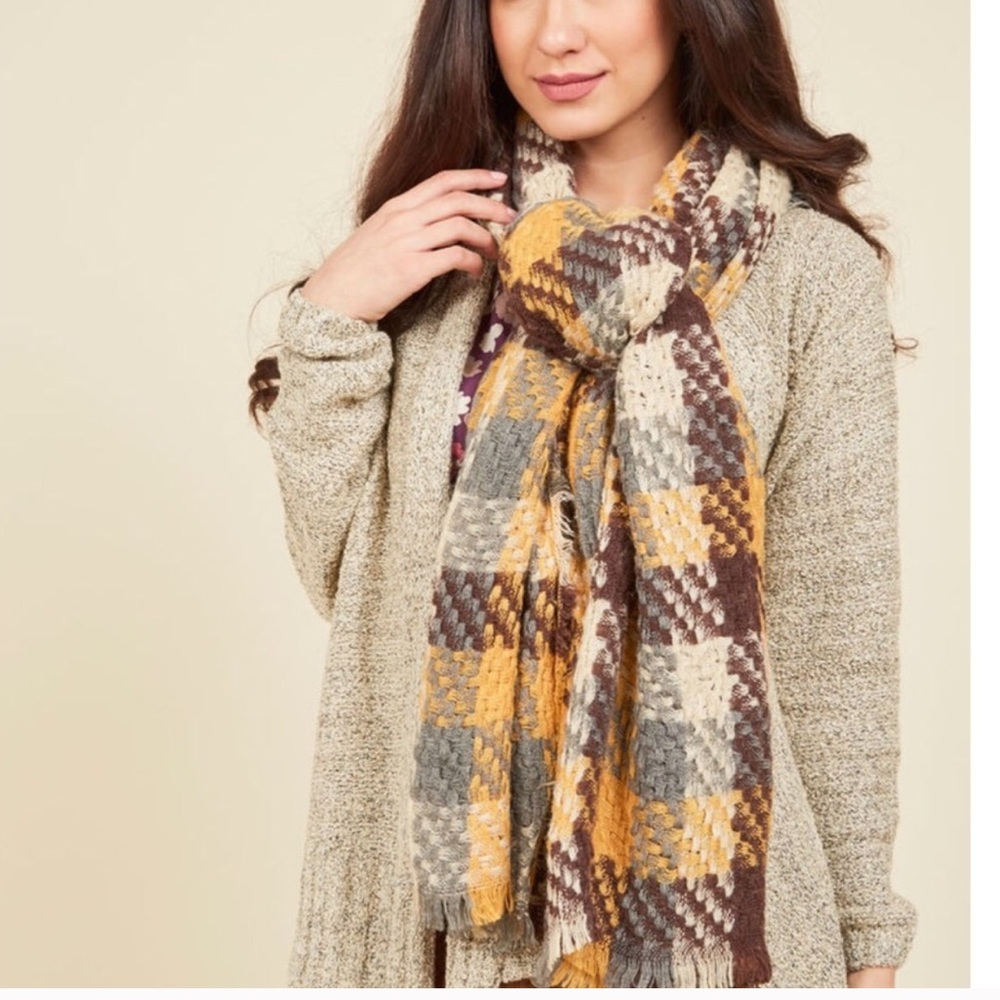 ModCloth Cafe Conversations Scarf